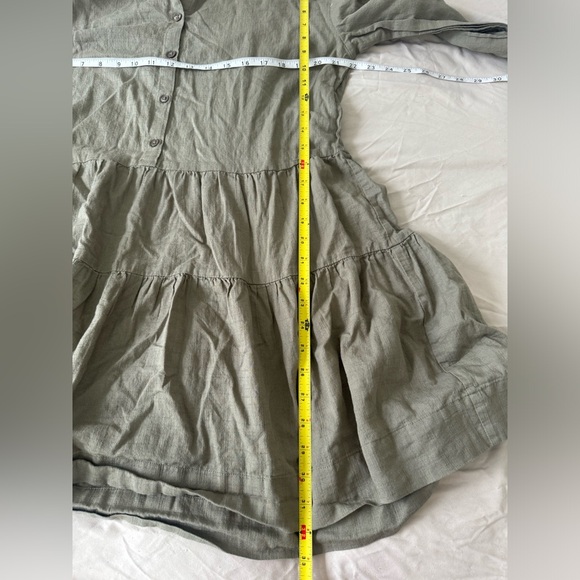 Sage tiered ruffle dress from And Now This size Small
Long Sleeved sundress - Picture 5 of 7